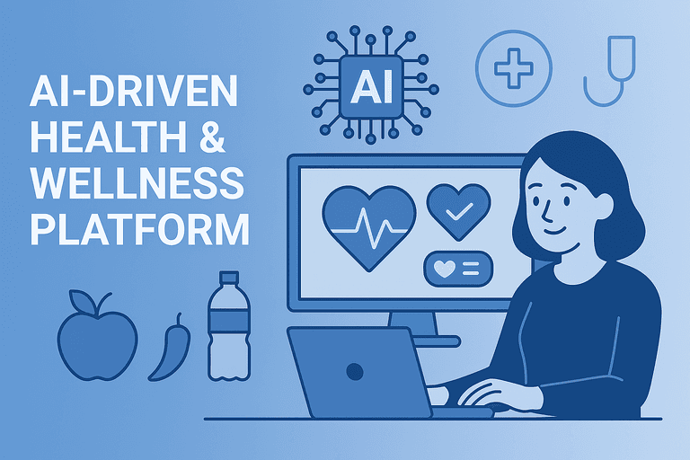 AI Health and Wellness Platform Interface